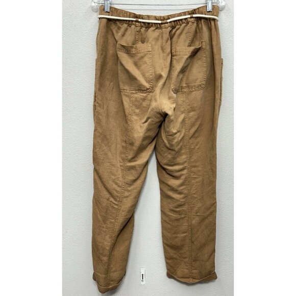 CC CALIFORNIA Pants Linen Lyocell Blend Rope Belt Boho Chic Women’s Medium - Picture 4 of 7